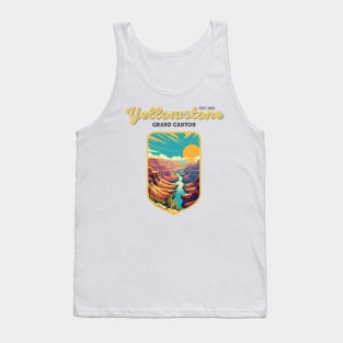 USA - NATIONAL PARK - YELLOWSTONE Grand Canyon of the Yellowstone - 8 Tank Top